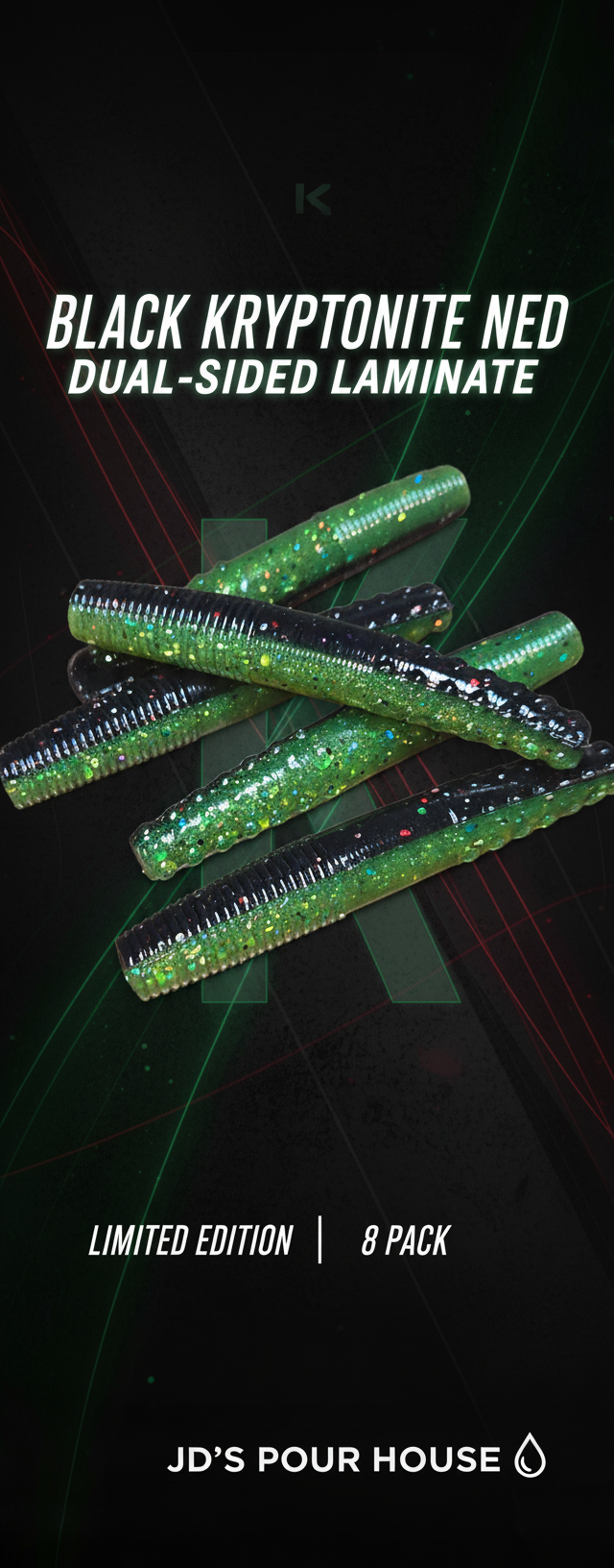 Black Kryptonite NED Lure Banner with Your Product Image